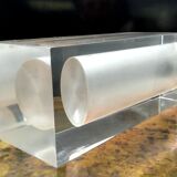 Plexiglas vase, 1970s