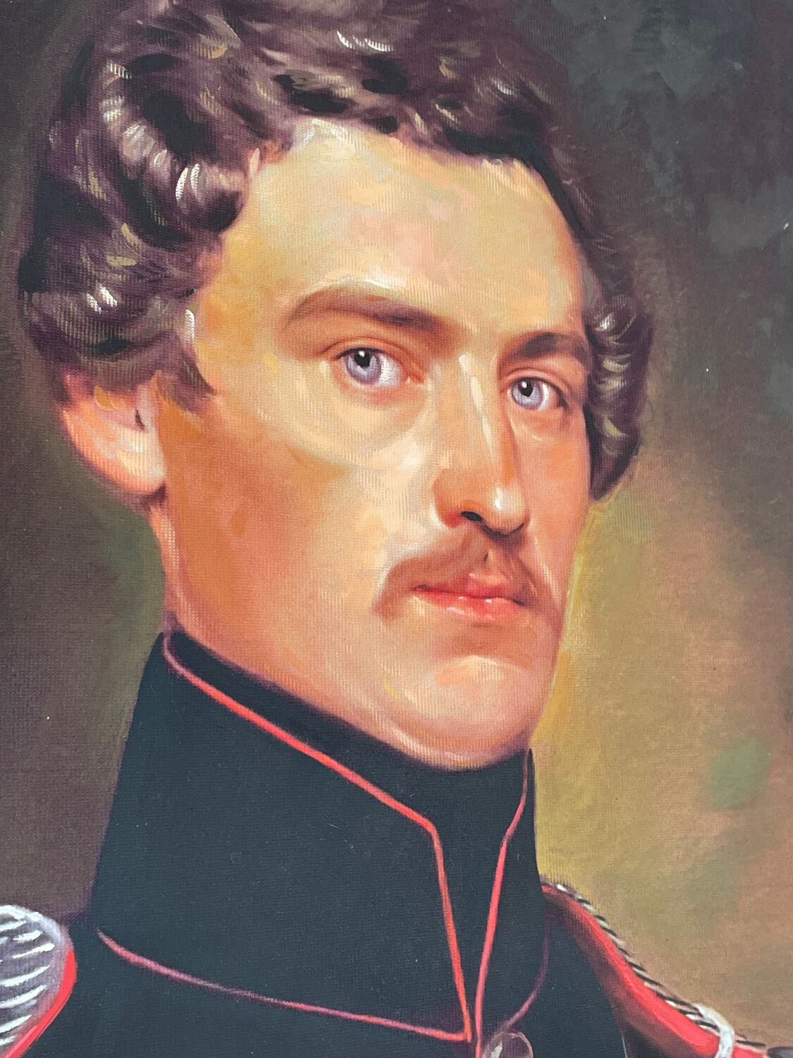 Portrait of a military ancestor