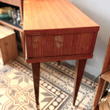 Small vintage bedside table from the 1960s.