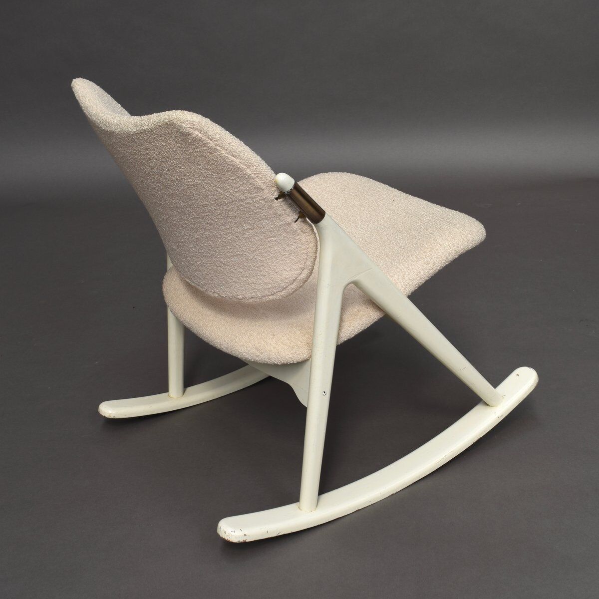 Fauteuil à bascule par Haug pour E. M. OG Trevarefabrikk