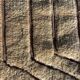 New white Moroccan Berber rug Beni Ouarain in wool.
