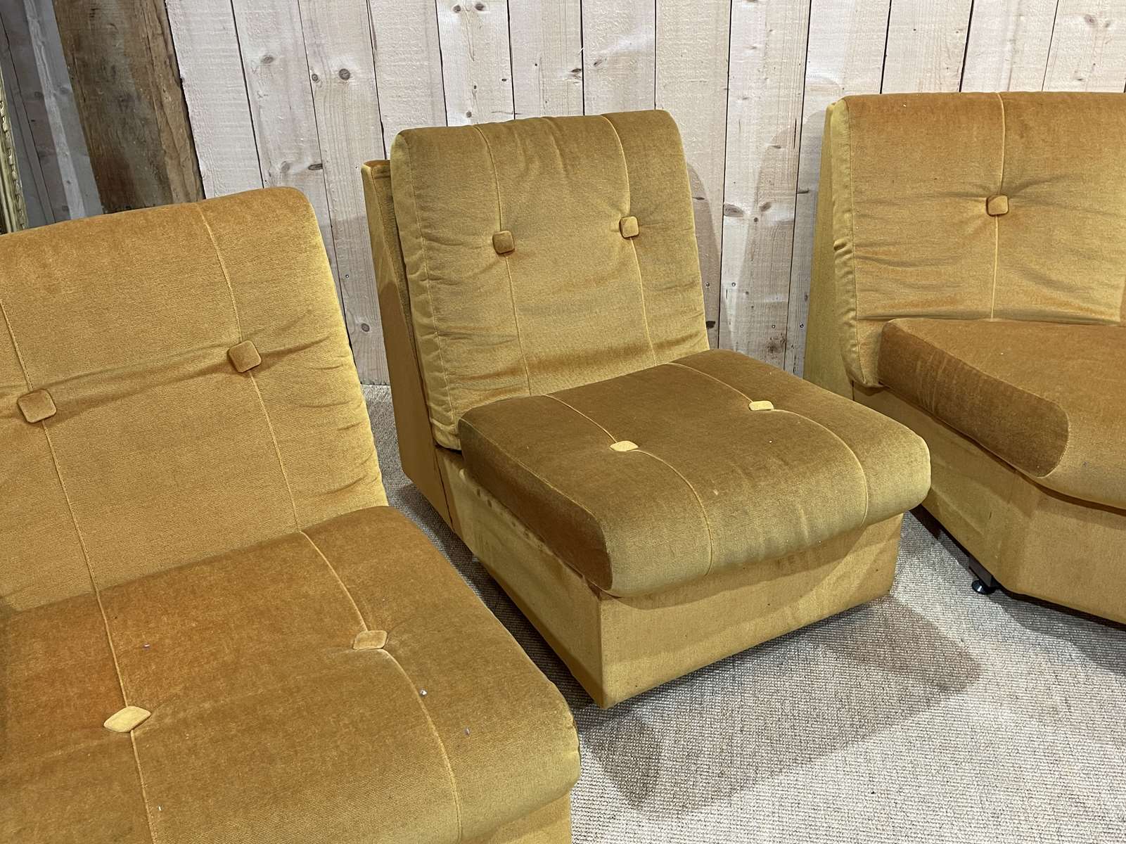 Steiner modular sofa from the 1970s in 5 blocks