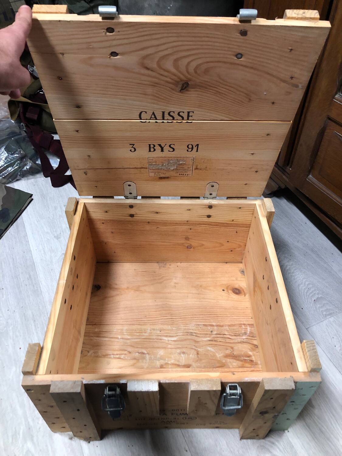 Military crate, ammunition crate