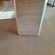 Travertine dining table.