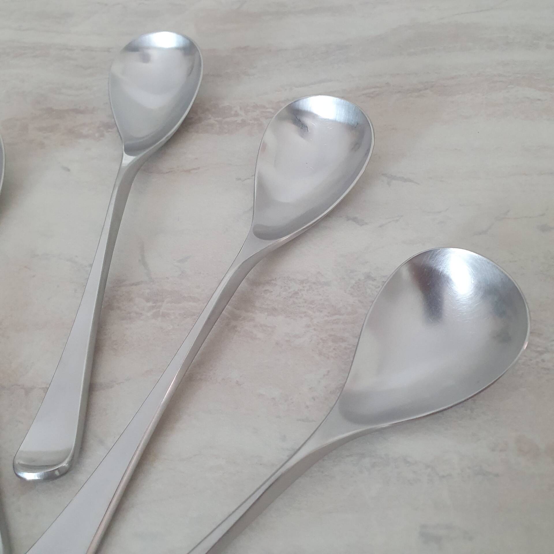 5 Large Spoons Guy Degrenne Cobra collection