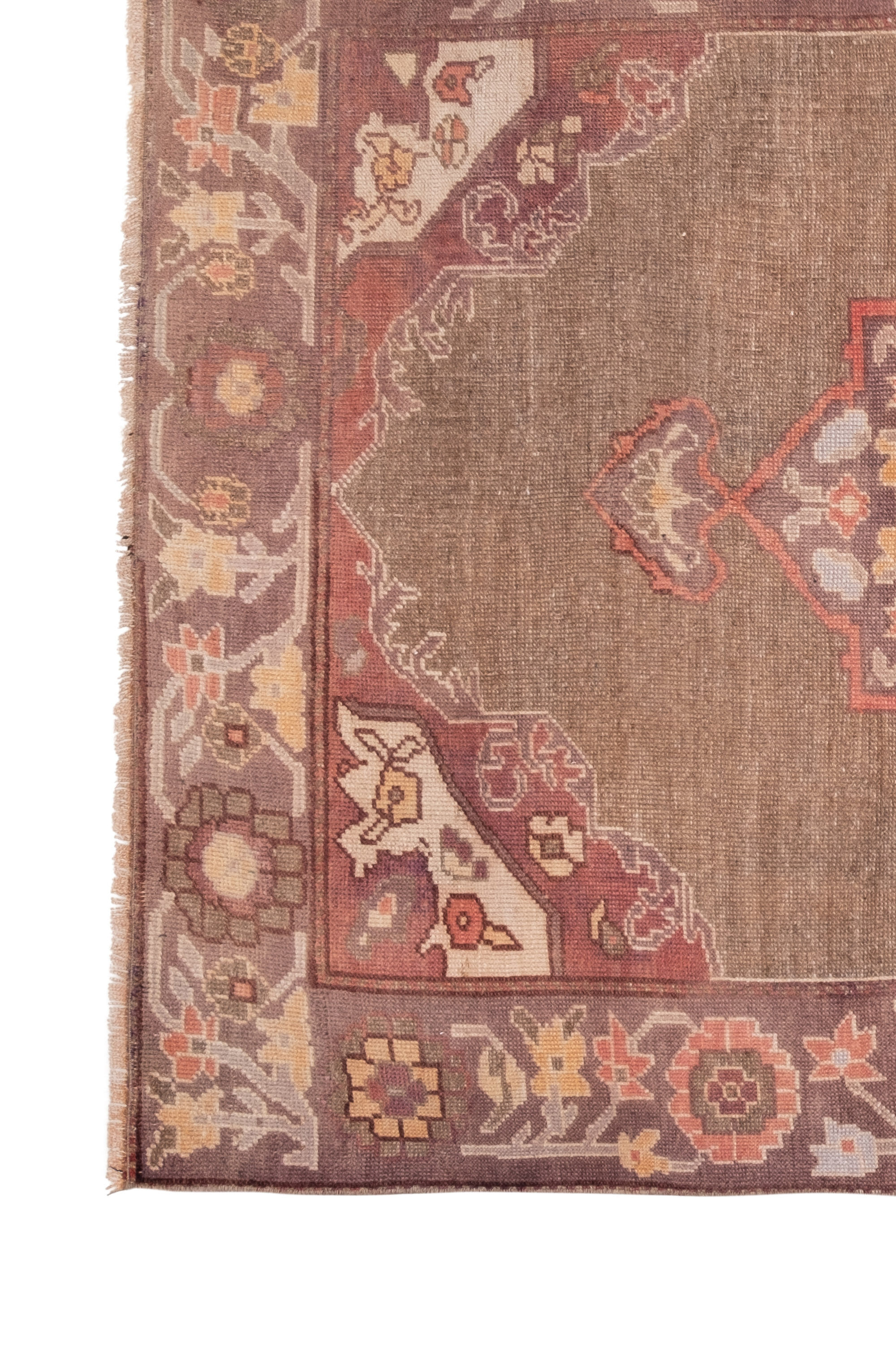 Turkish Karapinar rug with central medallion, 1970s - 153 X 258 cm