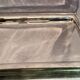 Rectangular top with handles in silver metal in Louis XVI style