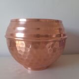 Hammered copper pot cache guaranteed villedieu