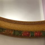 Miroir en bois doré 50x62cm