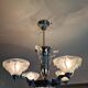 Lustre ezan art deco à 4 bras de lumière