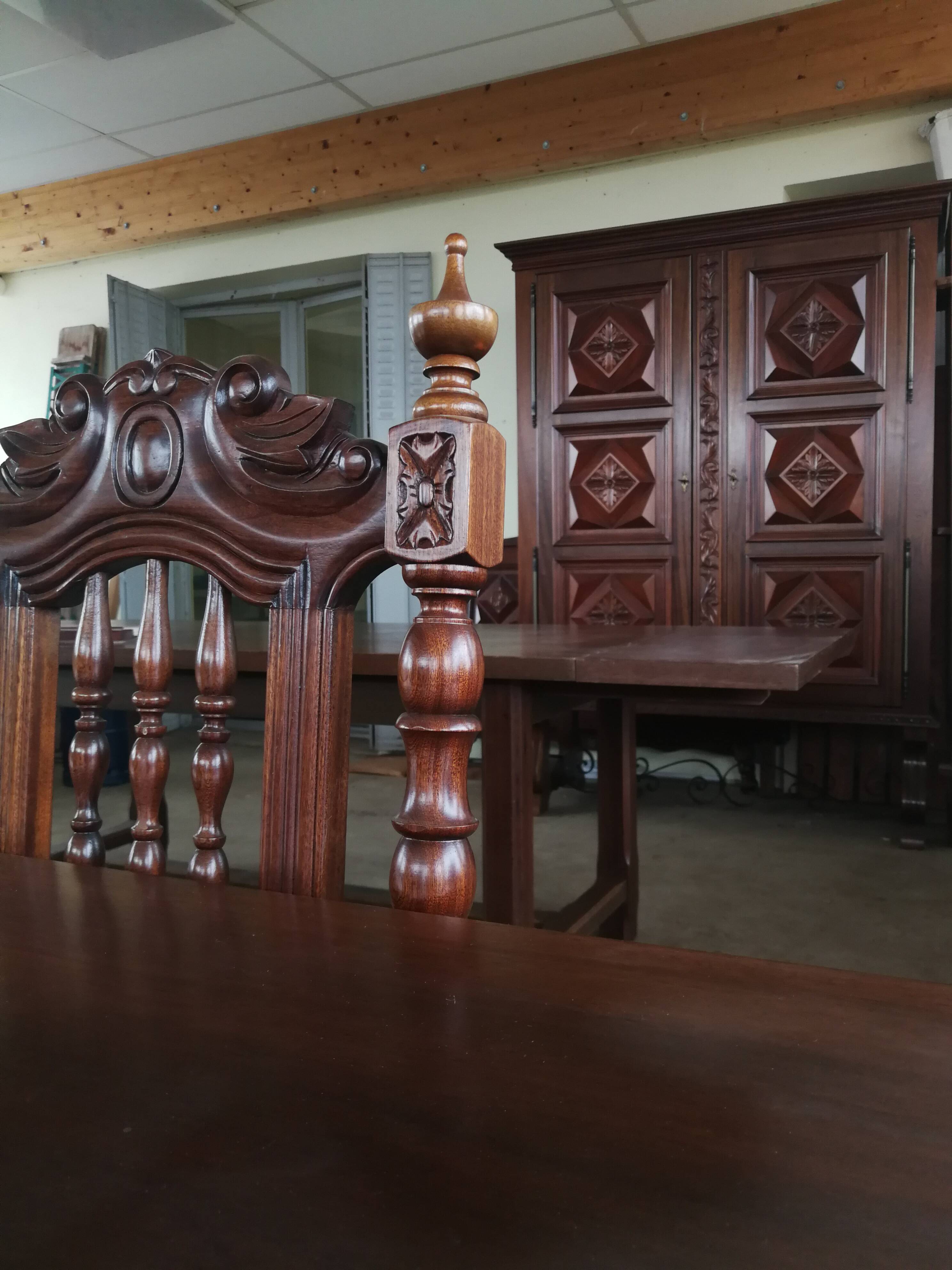 Wardrobe - complete dining room set available.