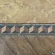 Large vintage tray, wood marquetry under glass