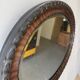 Edwardian Oval Wall Mirror Bevelled Edge
