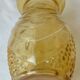 Vase a jacinthe en verre moule epoque art déco
