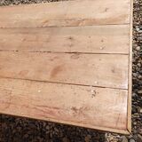 Old fir table 3 drawers