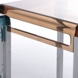 Tables d'appoint vintage en plexiglas Marc Berthier - Set de 2, 1960