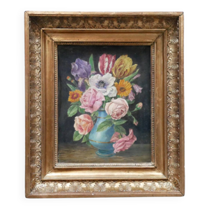 Tableau ancien peinture - toile