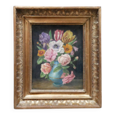 Old painting on canvas