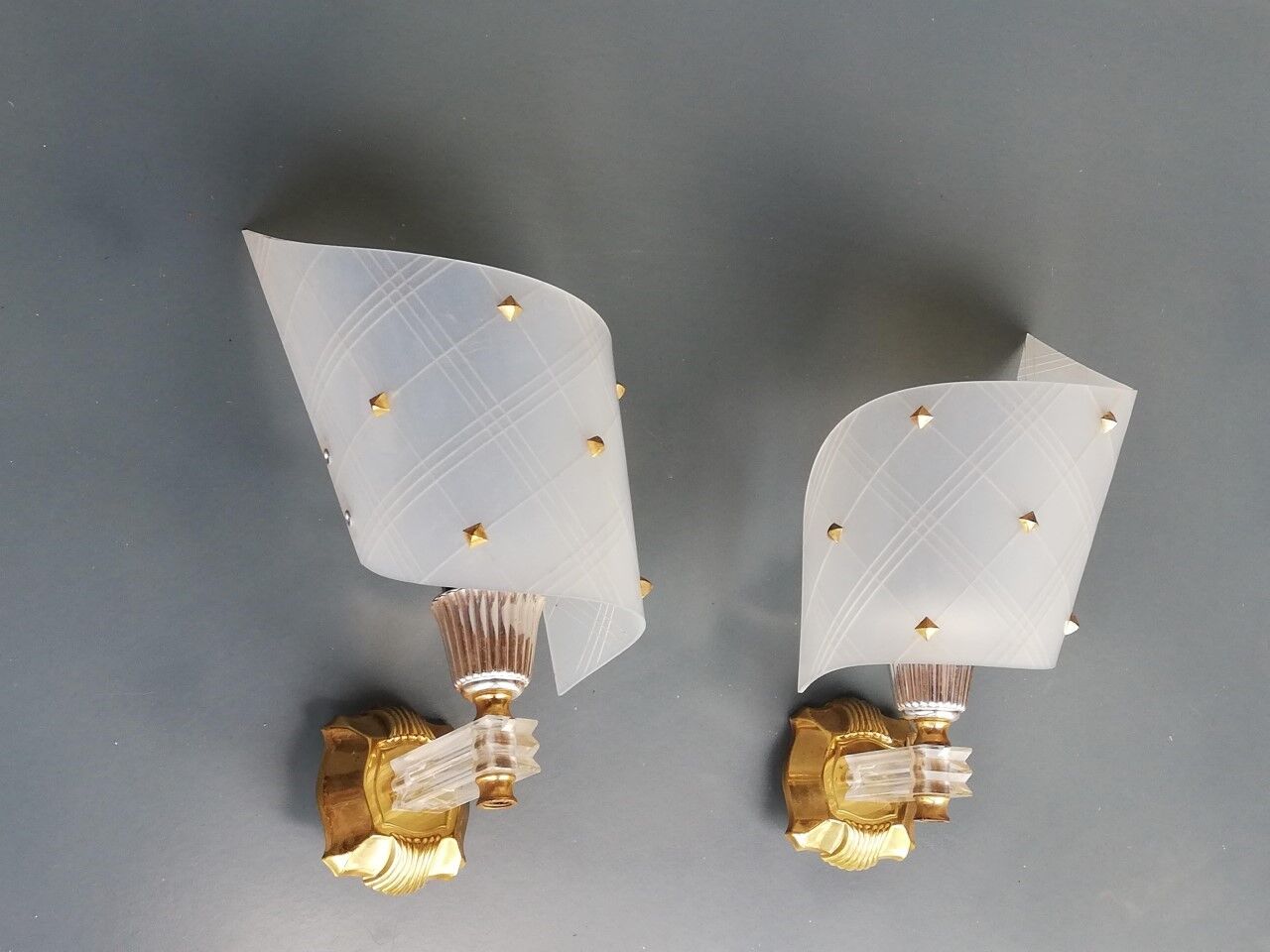Pair of vintage sconces 60