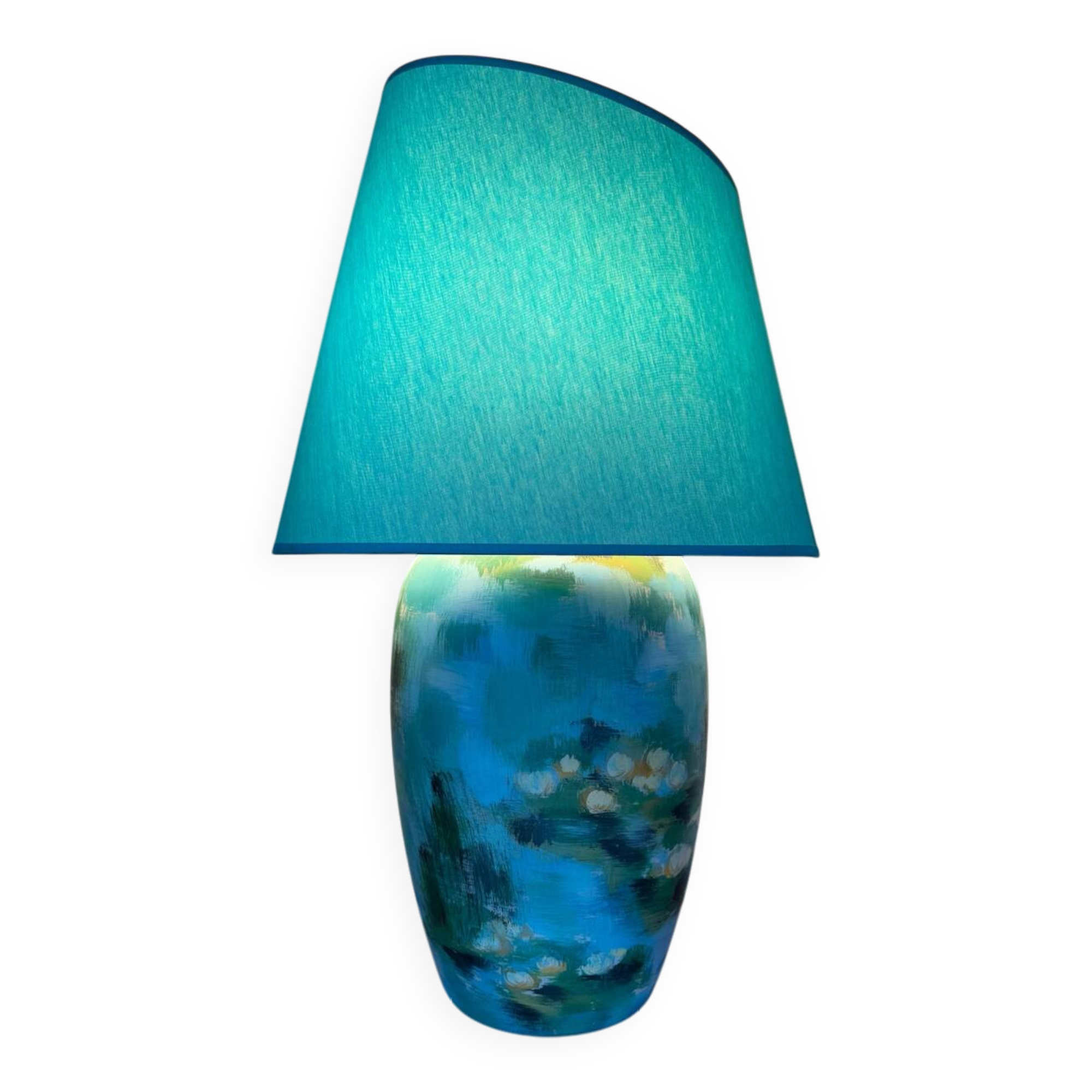 Louis Drimmer “Water Lilies” lamp from the 80s
