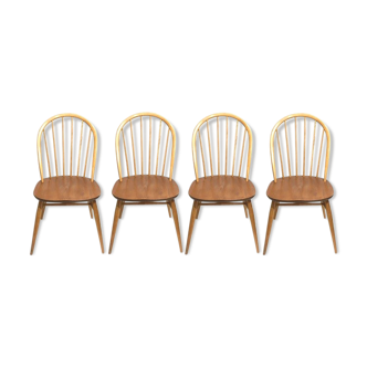 Series of 4 chairs Ercol windsor
