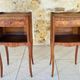 Paire de chevets , Style Louis XV en Palissandre