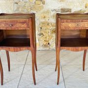 Paire de chevets , Style Louis XV en Palissandre