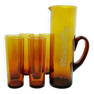 Service à orangeade - verre