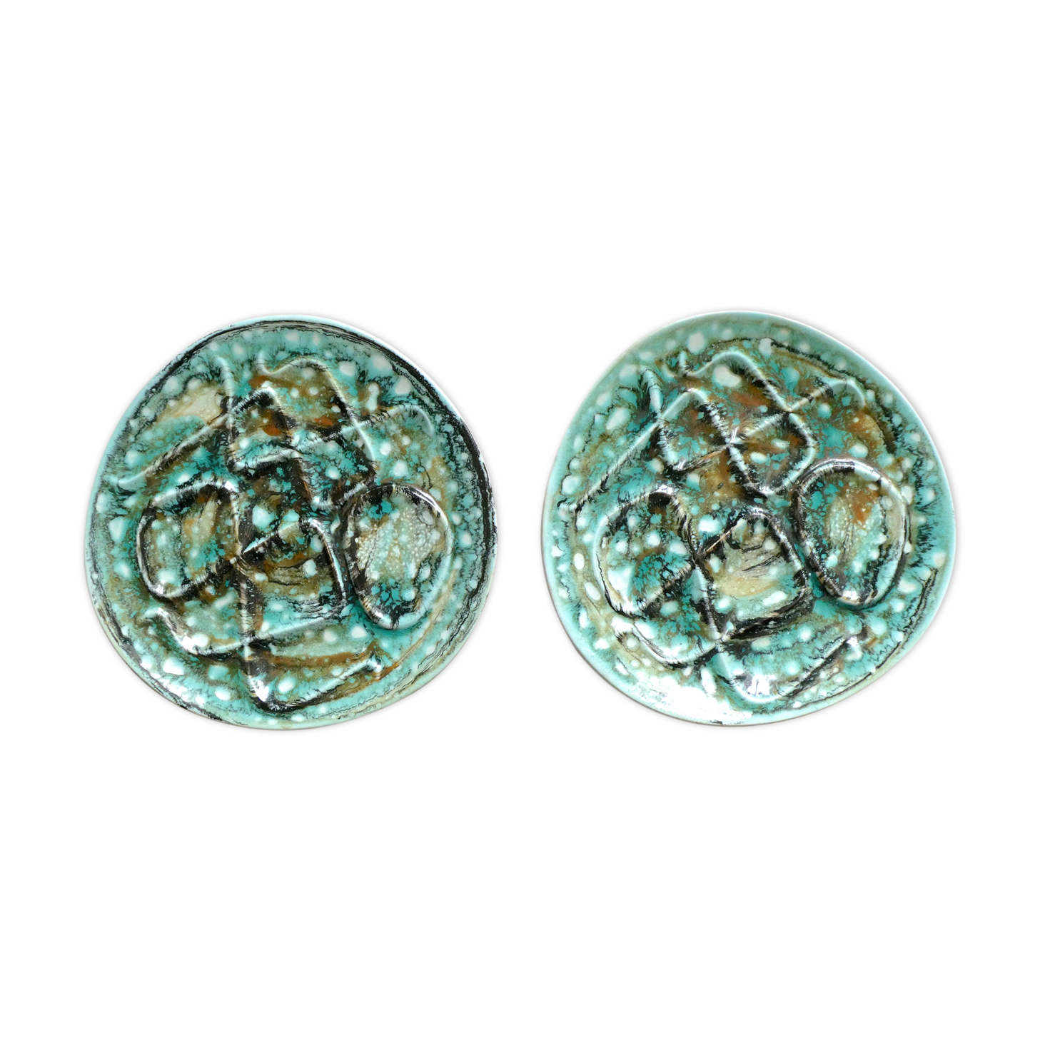 Set of 2 plates Niderviller, foam model, years 60