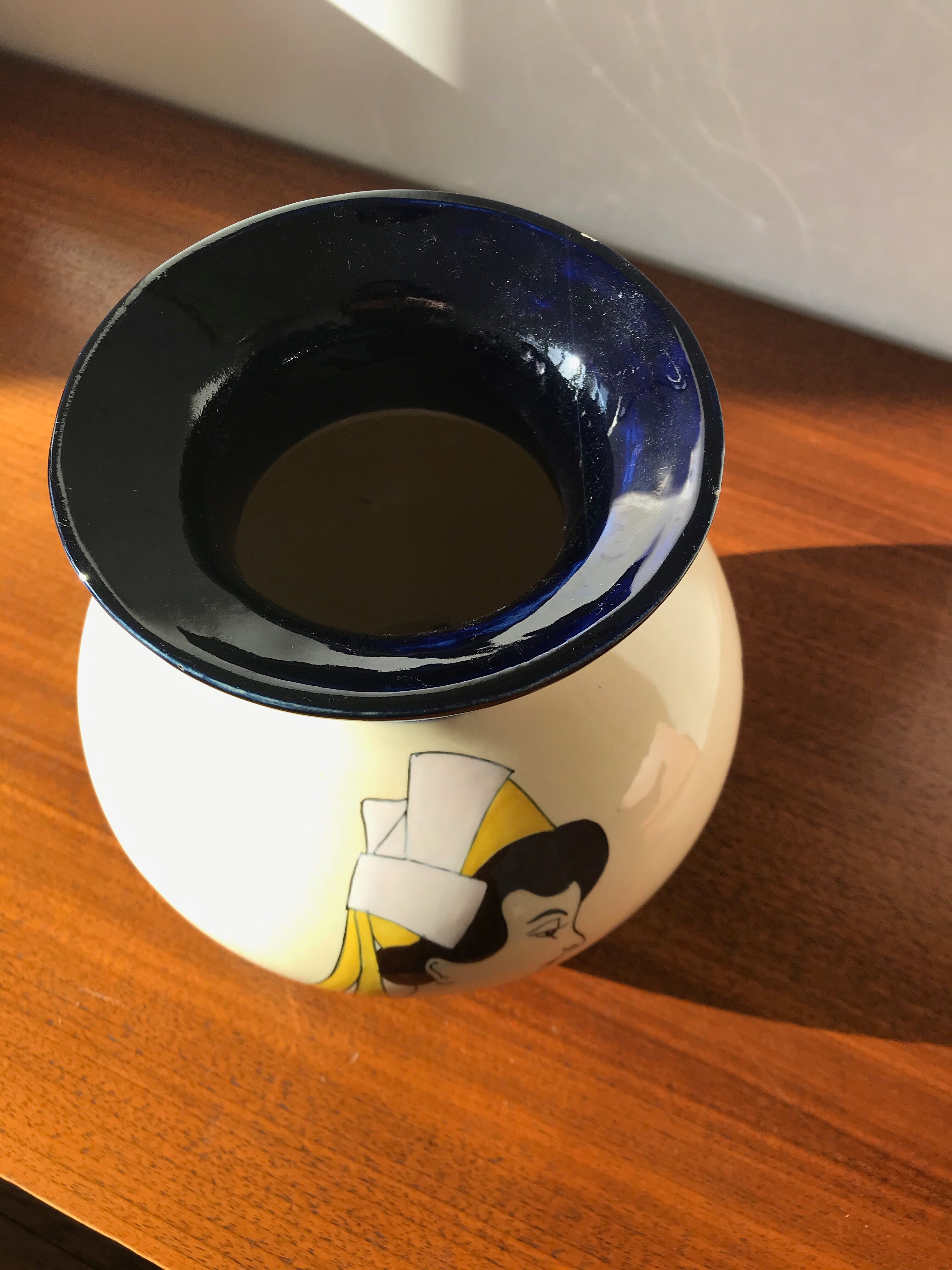 HB Quimper Ball Vase