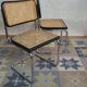 Chaise Cesca B32 noire d'après Marcel Breuer, Italie