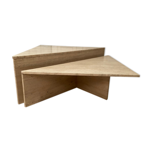 table basse Up & Up travertin