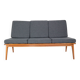 Mid-Century Modern Hans Mitzlaff 1950s Boomerang Sofa for Eugen Schmidt, 1950's