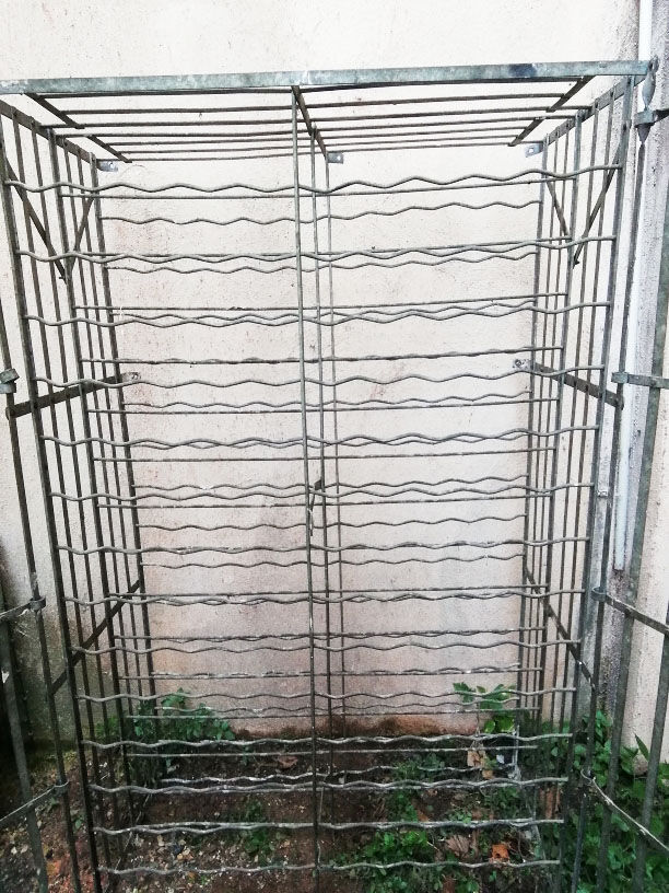 Old iron bottle storage