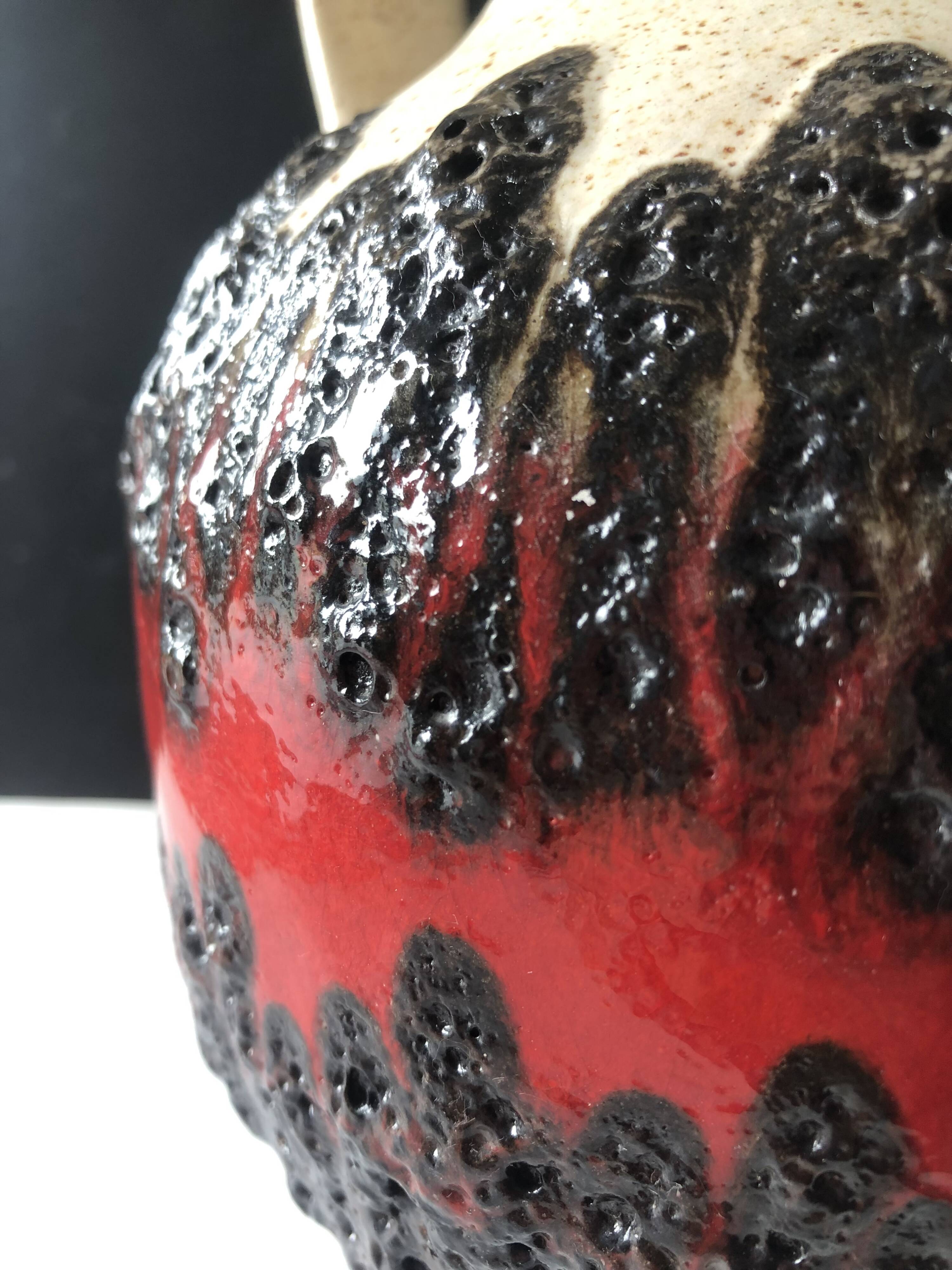Vase fatlava Bay Keramik West Germany