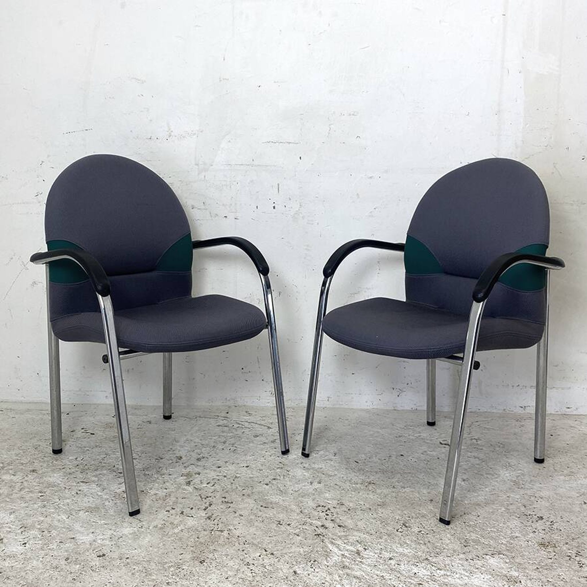 Pair of Persona model chairs VITRA edition Design Mario Bellini