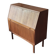 Bernhard Pedersen teak secretaire, Denmark 1960s