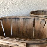 Series of 3 old fruit cups