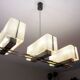 Modernist chandelier Maison Arlus ocean liner 1960