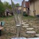 8 flûtes à champagne en cristal - XIXème
