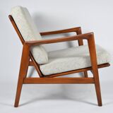Original armchair fully restored, Scandinavian icon of 60s