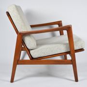 Fauteuil d'origine entièrement restauré, icône scandinave des années 60