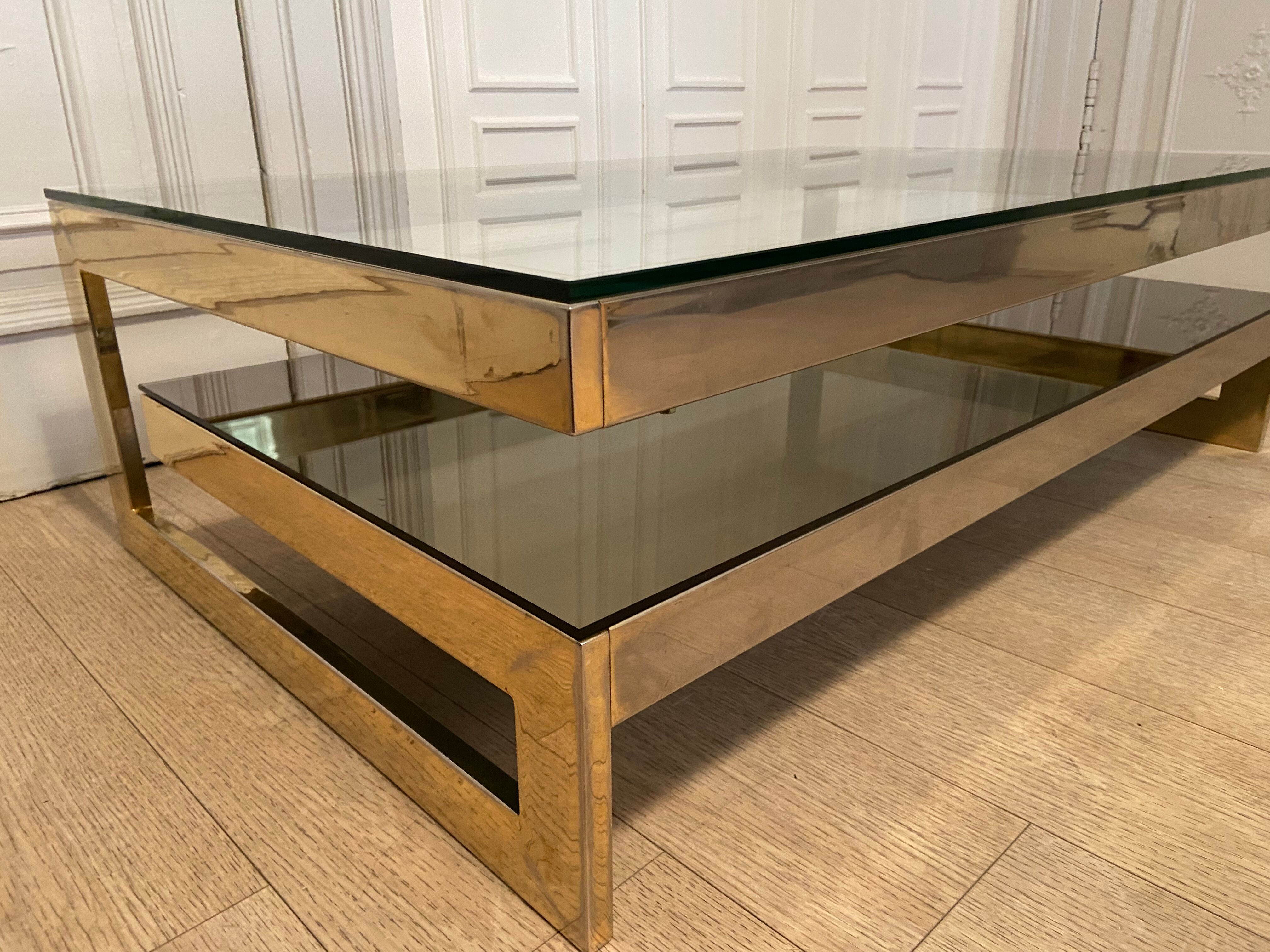 Coffee table G by Belgo Chrom, 1970s