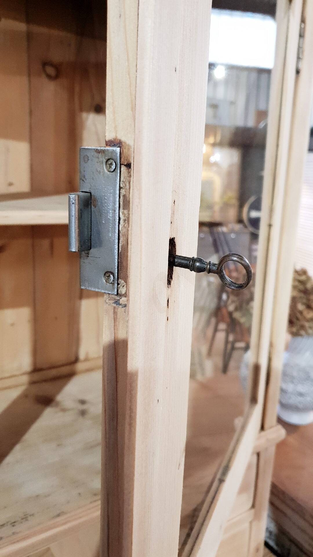 Old sideboard in two parts