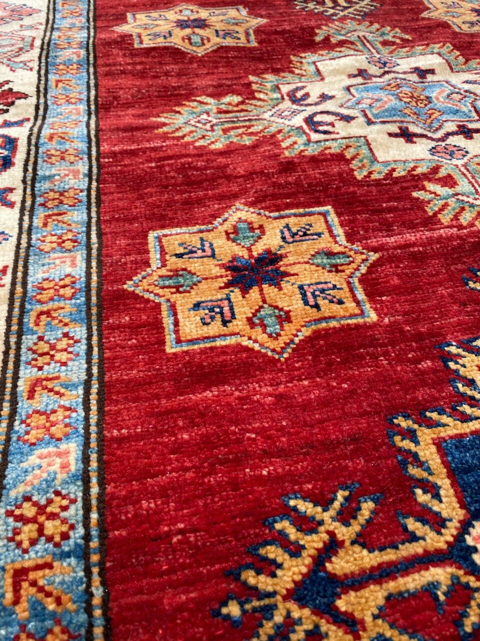 Chobi afghan contemporary carpet 100x142 cm