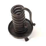 Wrought iron cellar rat candlestick
