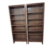 Set of 2 tall bookshelves