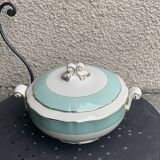 Soup tureen, Chambord model, semi porcelain, Ceranord France, vintage