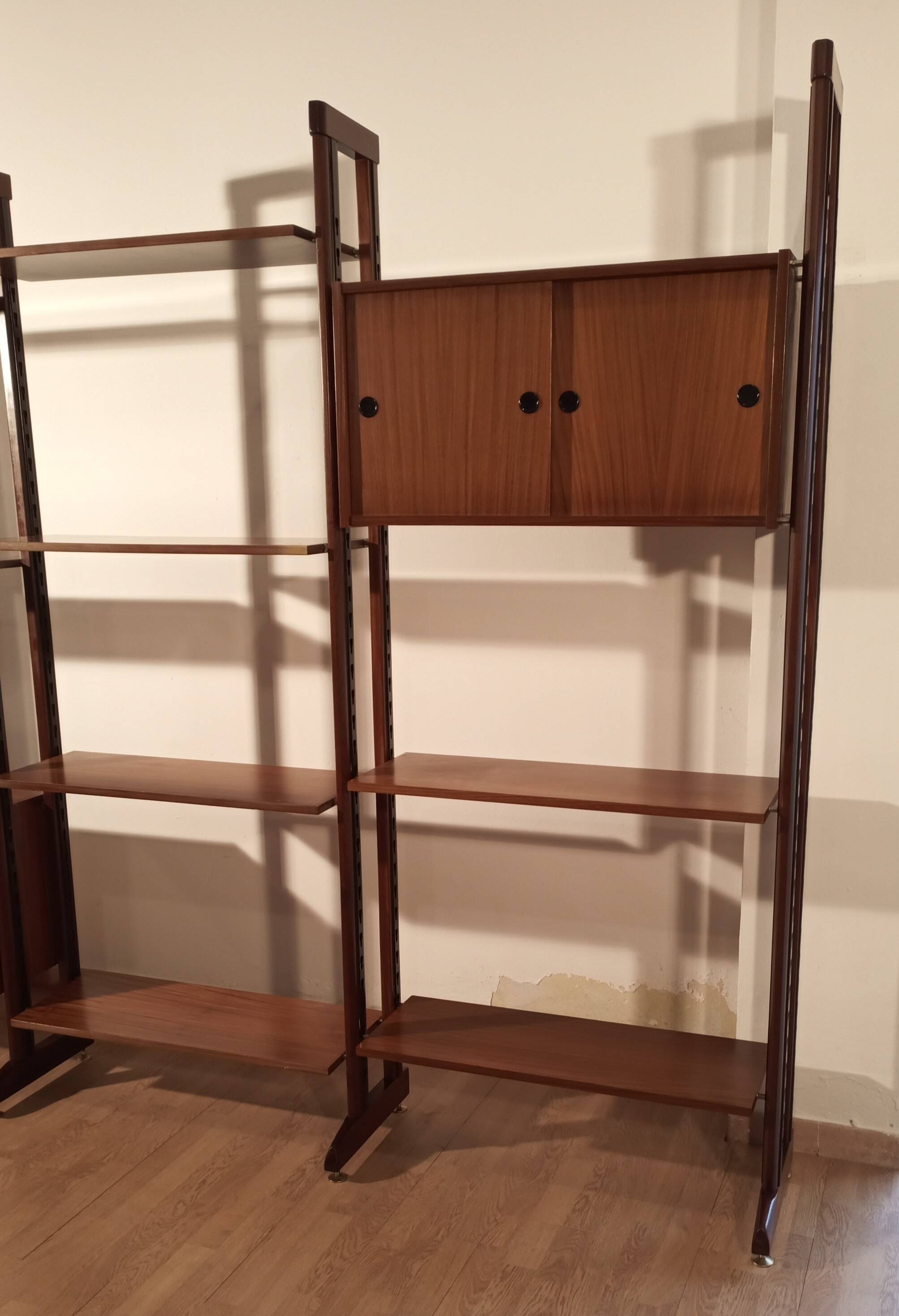 Vintage Modular Teak Bookcase, 1960s