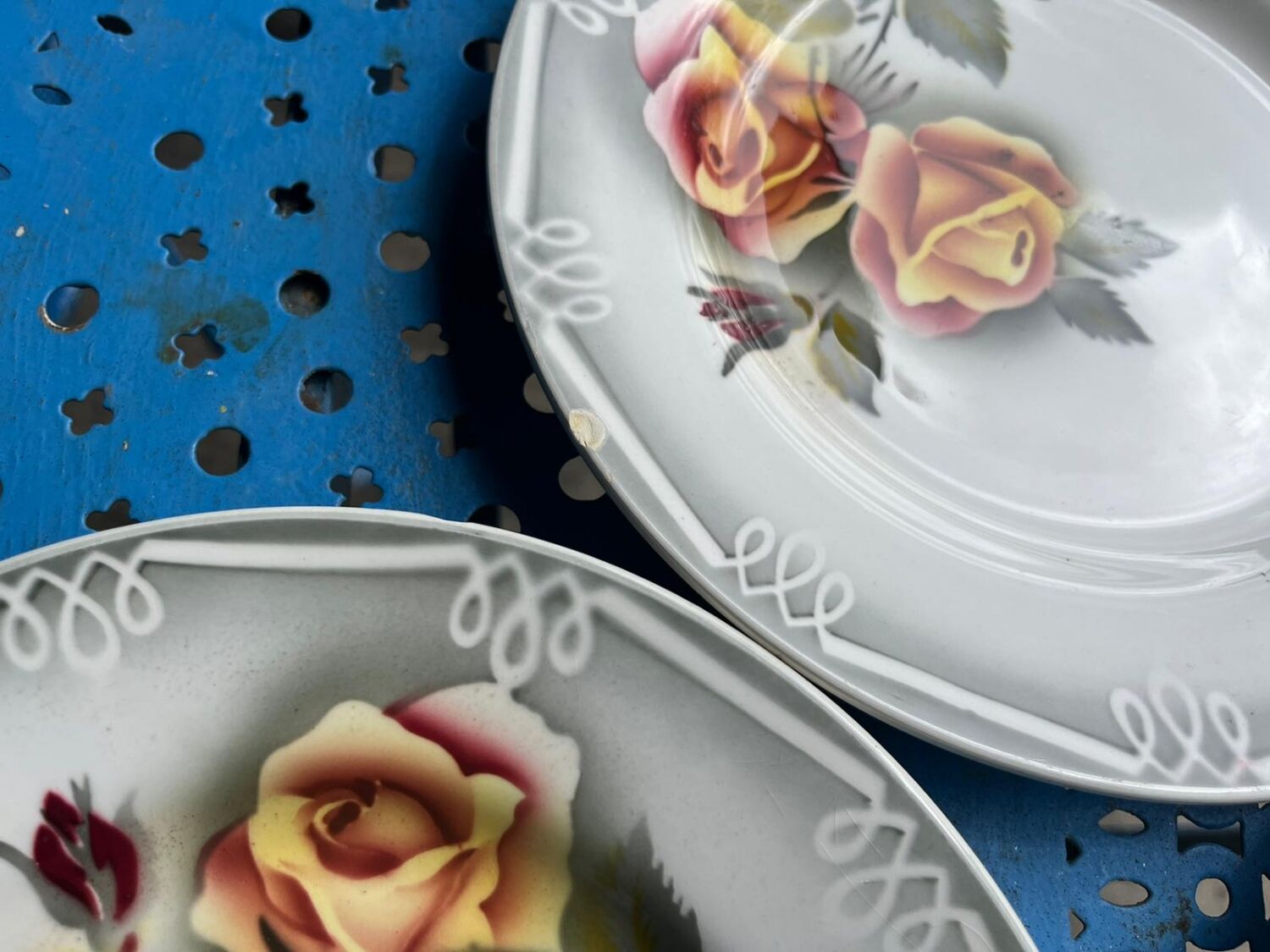 13 dessert plate digoin adele